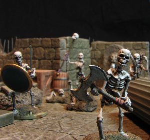 daggerandbrush, skeletons, warlord