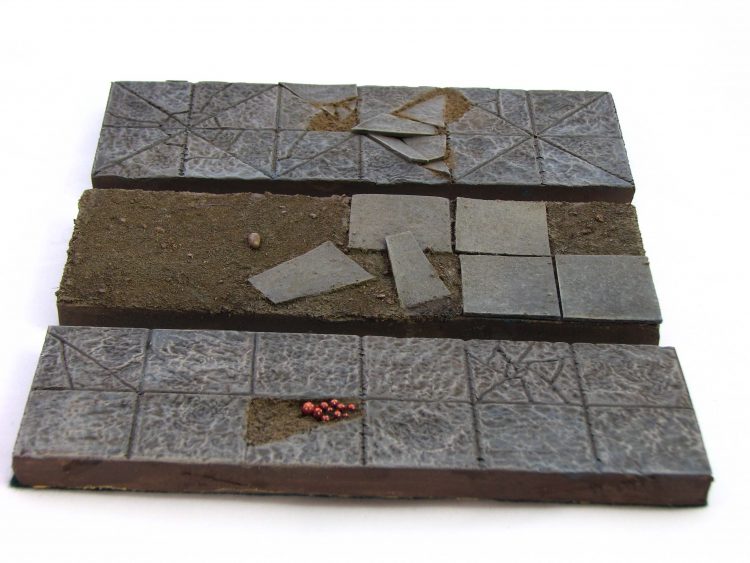 dungeon tiles, stackable, 3D, feature walls, dungeon crawl, tutorial, daggerandbrush