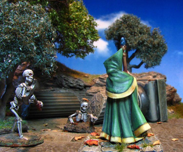 Anirion Wood Elf Wizard, daggerandbrush, tutorial, Reaper Miniatures, 77068