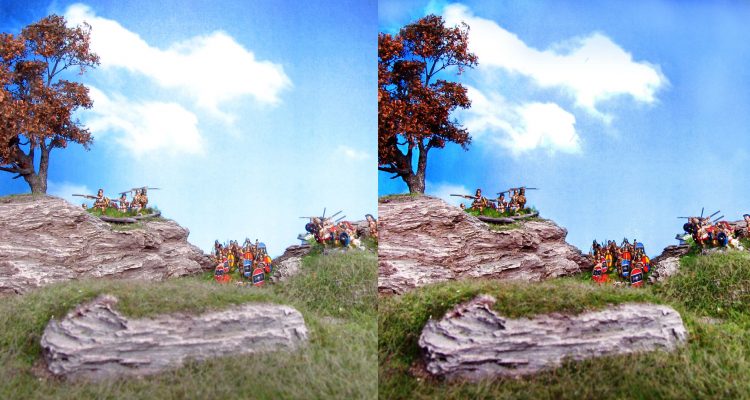 ambush, 15mm, Oak Tree scenic miniature photography daggerandbrush tutorial