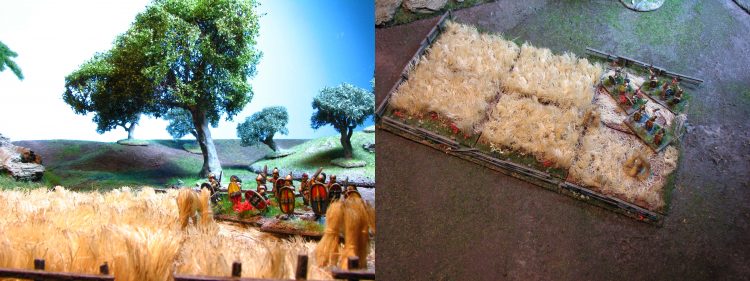 15mm corn field Terrain, Photography tutorial, daggerandbrush