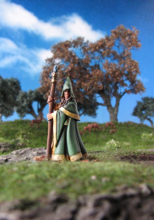 flexible rough terrain, wargaming, caulking, daggerandbrush, tutorial, Anirion Wood Elf Wizard