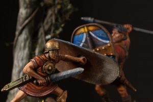 Agema Miniatures, Republican Romans, Hastati, Principes, tutorial, painting, shield designs