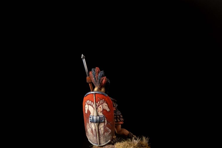 Agema Miniatures, Republican Romans, Hastati, Principes, tutorial, painting, shield designs