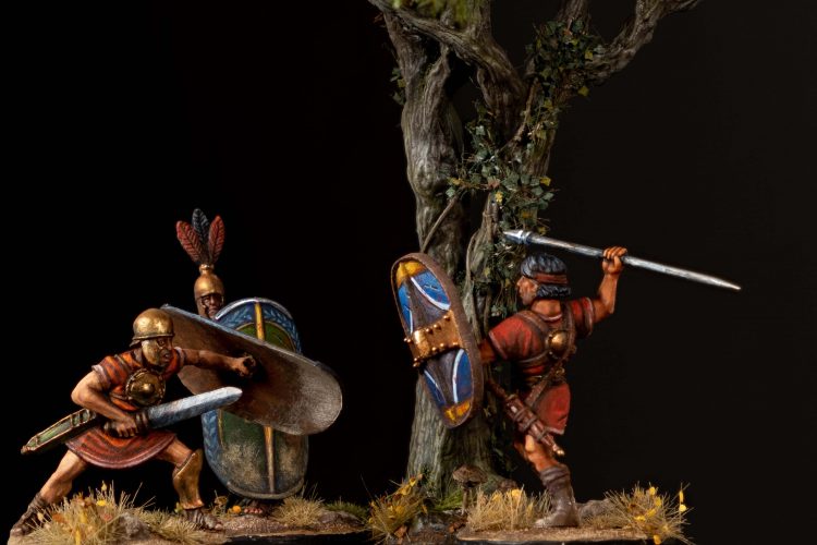 Agema Miniatures, Republican Romans, Hastati, Principes, tutorial, painting, shield designs