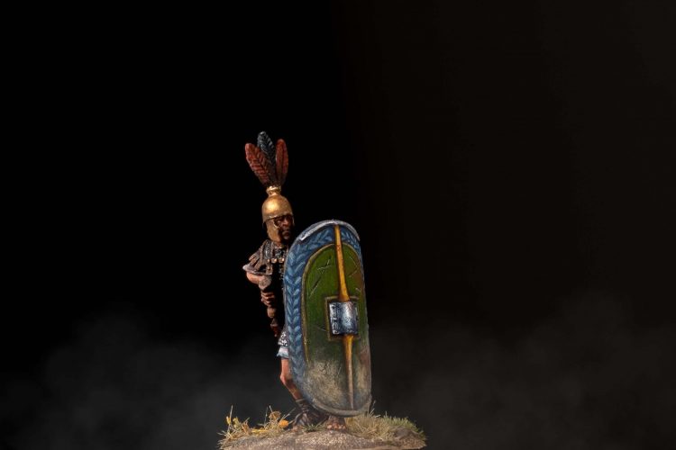 Agema Miniatures, Republican Romans, Hastati, Principes, tutorial, painting, shield designs